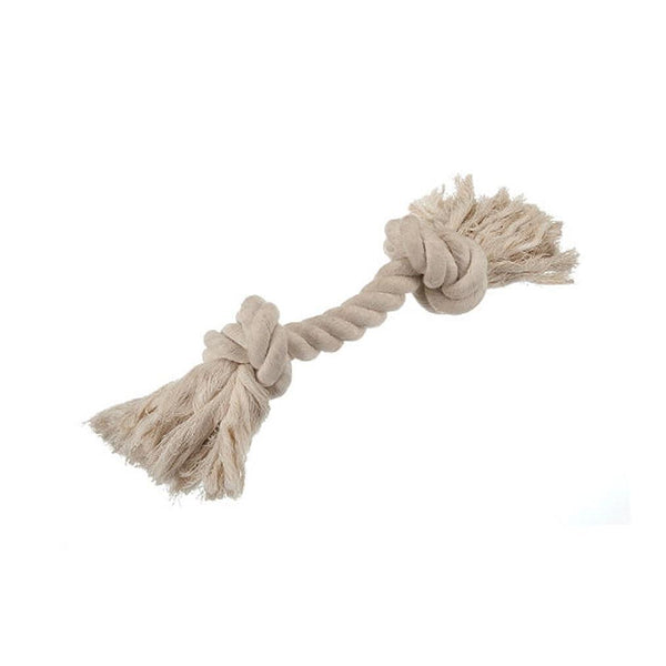 Играчка въже от 100% памук за кучета, идеална за дъвчене и почистване на зъбите.