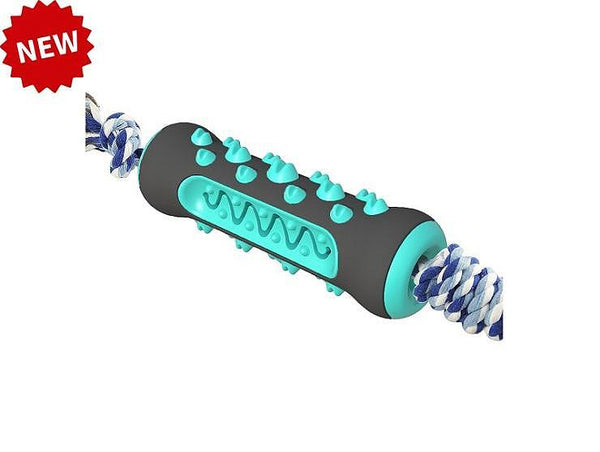 Играчка за гризане с въже за кучета, почиства зъбите и успокоява, идеална за млаки и подрастващи кучета.