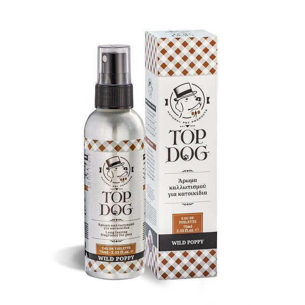 Парфюм WILD POPPY 75 ml за домашни любимци с дълготраен аромат и хипоалергенна формула.